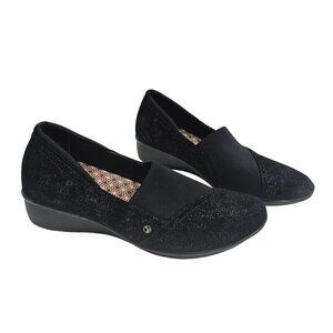 Revere Naples Midnight Black Comfort Shoes Size 10 M US/8 UK/41 EU Leather Upper